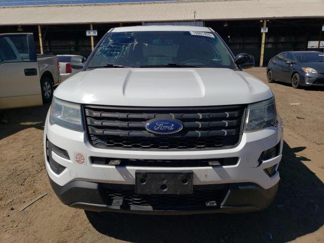 1FM5K8AR9GGB65845 - 2016 FORD EXPLORER POLICE INTERCEPTOR Սպիտակ լուսանկար 5