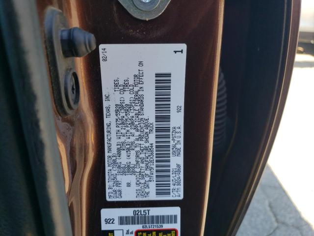 5TFAY5F12EX368544 - 2014 TOYOTA TUNDRA CREWMAX PLATINUM Qəhvəyi foto 12