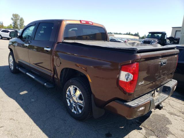 5TFAY5F12EX368544 - 2014 TOYOTA TUNDRA CREWMAX PLATINUM Qəhvəyi foto 2