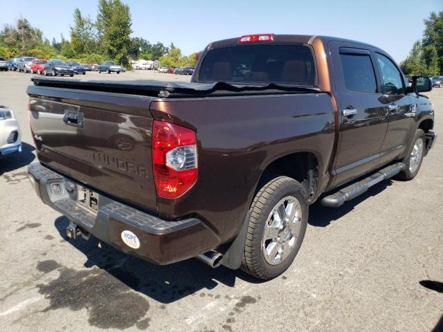 5TFAY5F12EX368544 - 2014 TOYOTA TUNDRA CREWMAX PLATINUM Qəhvəyi foto 3