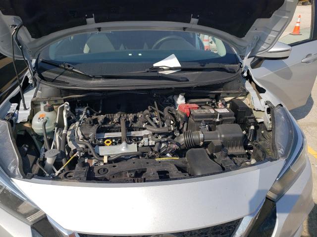 3N1CN8EV6ML880103 - 2021 NISSAN VERSA SV SILVER photo 11