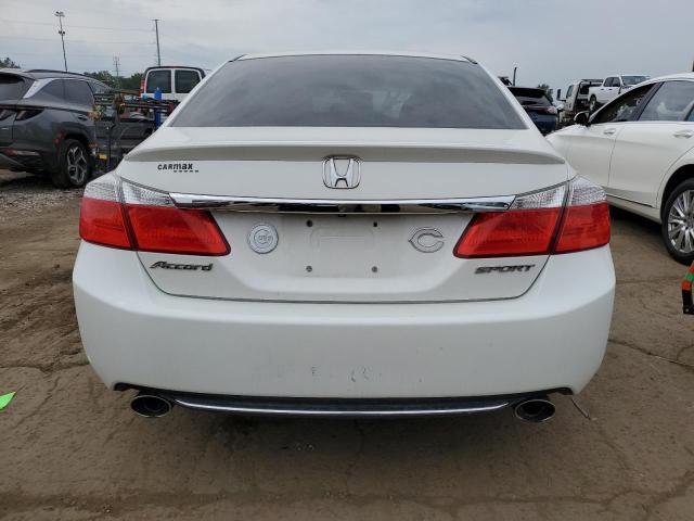 1HGCR2F58EA004849 - 2014 HOND ACCORD SPORT თეთრი ფოტო 6