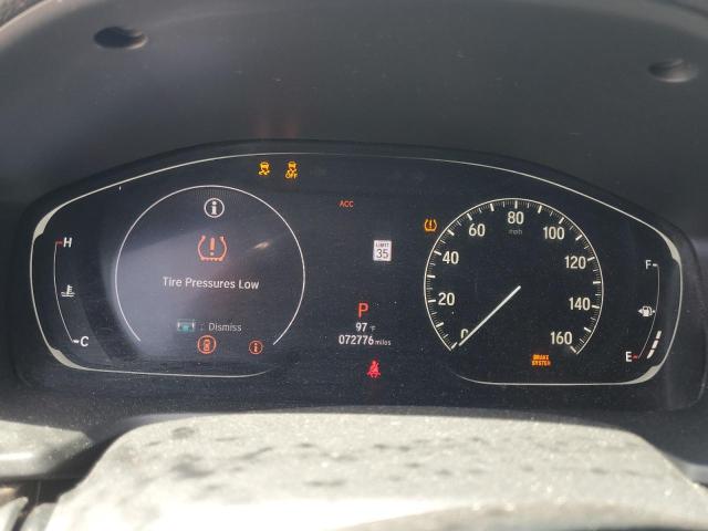 1HGCV1F59JA017058 - 2018 HONDA ACCORD EXL ნაცრისფერი ფოტო 9