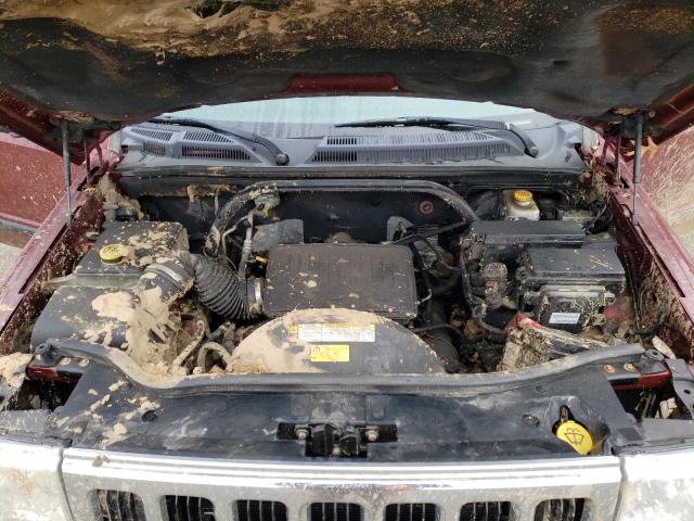 1J8HG48KX7C654498 - 2007 JEEP COMMANDER 红色 照片 12