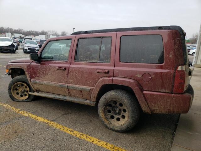 1J8HG48KX7C654498 - 2007 JEEP COMMANDER RED photo 2