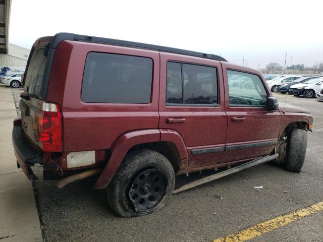 1J8HG48KX7C654498 - 2007 JEEP COMMANDER RED photo 3