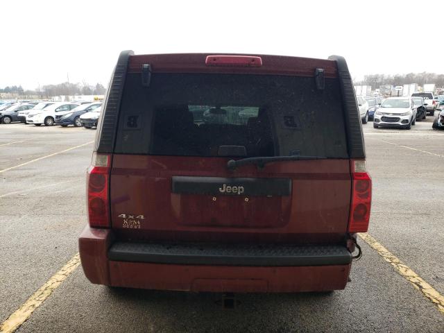 1J8HG48KX7C654498 - 2007 JEEP COMMANDER 红色 照片 6