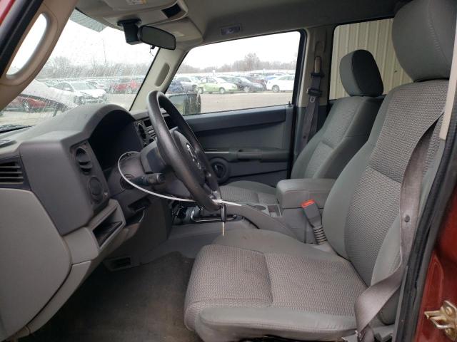 1J8HG48KX7C654498 - 2007 JEEP COMMANDER 红色 照片 7
