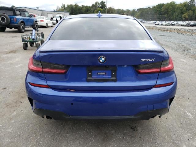 3MW5R1J0XM8B94240 - 2021 BMW 330I BLUE photo 6