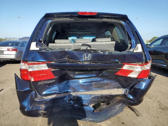 5FNRL38737B098583 - 2007 HONDA ODYSSEY EXL ლურჯი ფოტო 6
