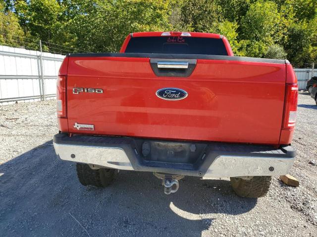 1FTEW1EF5HKC82109 - 2017 FORD F150 SUPERCREW RED photo 6