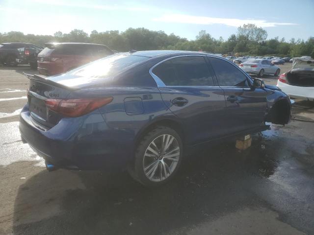 JN1EV7ARXKM592616 - 2019 INFINITI Q50 LUXE 蓝色 照片 3
