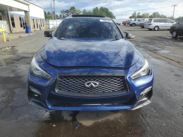 JN1EV7ARXKM592616 - 2019 INFINITI Q50 LUXE 蓝色 照片 5