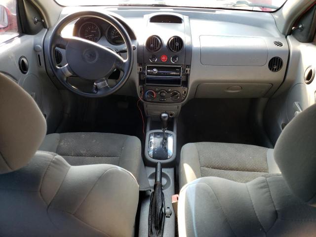 KL1TD52665B335766 - 2005 CHEVROLET AVEO BASE Qırmızı foto 8