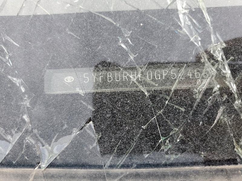 5YFBURHE0GP524685 - 2016 TOYOTA COROLLA L GRAY photo 12