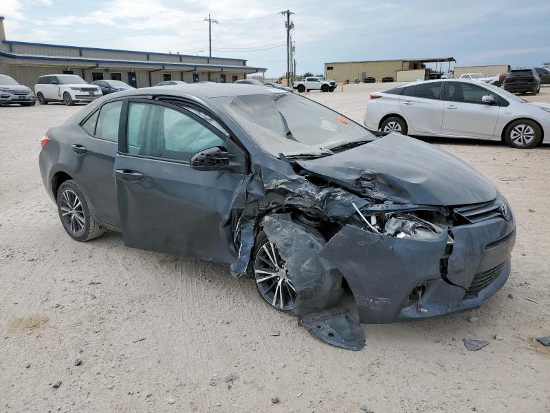 5YFBURHE0GP524685 - 2016 TOYOTA COROLLA L GRAY photo 4