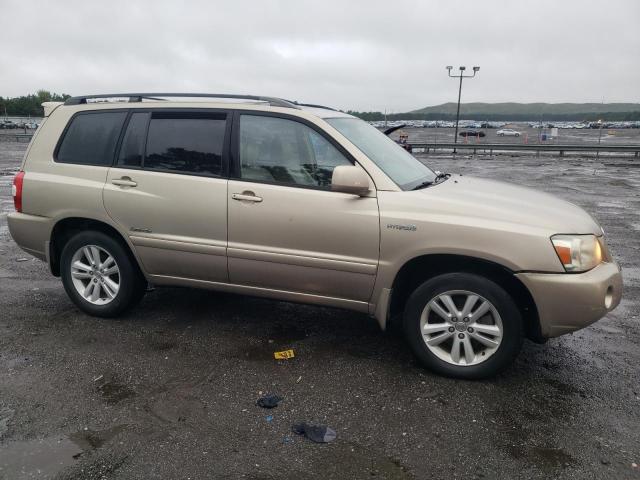 JTEDW21A860009682 - 2006 TOYOTA HIGHLANDER HYBRID CREAM photo 4