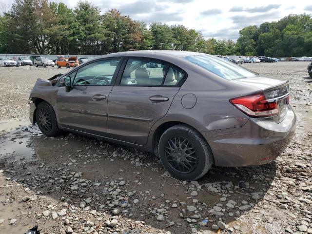 19XFB2F56DE226477 - 2013 HONDA CIVIC LX GRAY photo 2