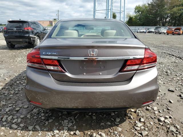 19XFB2F56DE226477 - 2013 HONDA CIVIC LX GRAY photo 6
