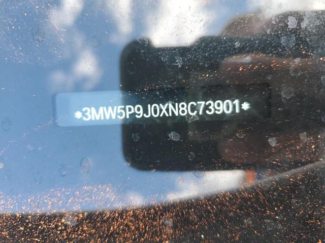 3MW5P9J0XN8C73901 - 2022 BMW 330XE WHITE photo 12