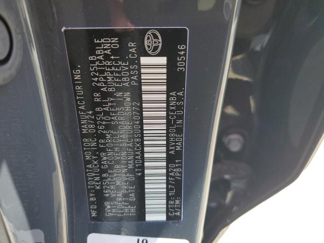 4T1DAACK8SU040772 - 2025 TOYOTA CAMRY XSE 灰色 照片 13