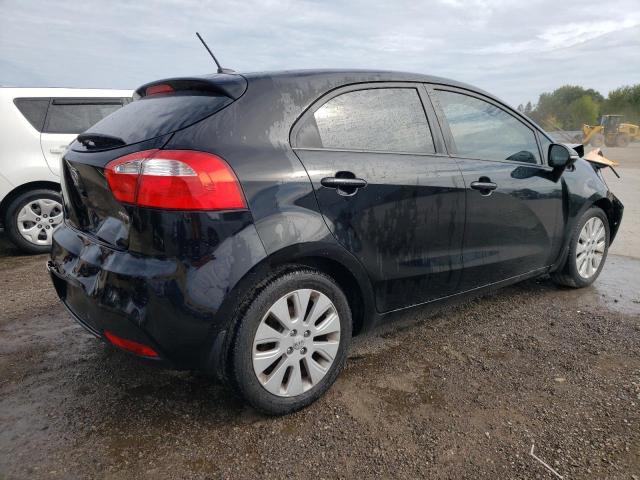 KNADN5A38D6769161 - 2013 KIA RIO EX BLACK photo 3