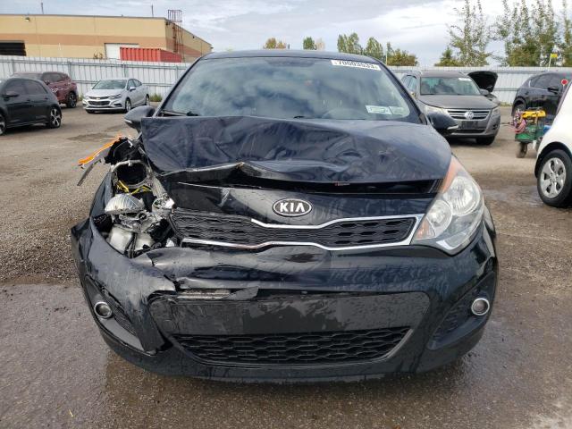 KNADN5A38D6769161 - 2013 KIA RIO EX BLACK photo 5