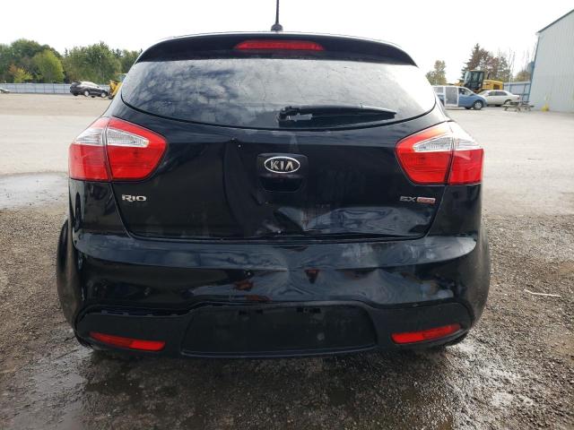 KNADN5A38D6769161 - 2013 KIA RIO EX BLACK photo 6