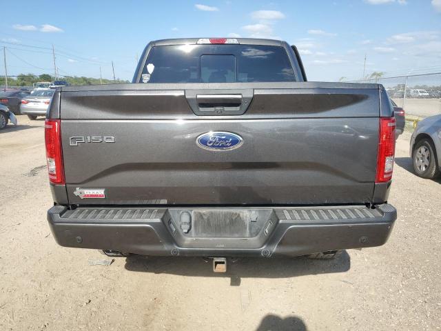 1FTEW1EG2HKC96381 - 2017 FORD F150 SUPERCREW GRAY photo 6