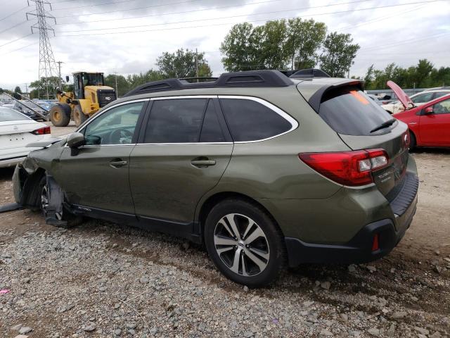 4S4BSAKC6J3350146 - 2018 SUBARU OUTBACK 2.5I LIMITED GRAY photo 2