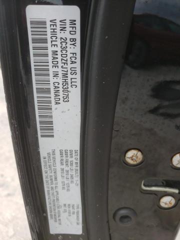 2C3CDZFJ7MH530753 - 2021 DODGE CHALLENGER R/T SCAT PACK BLACK photo 13