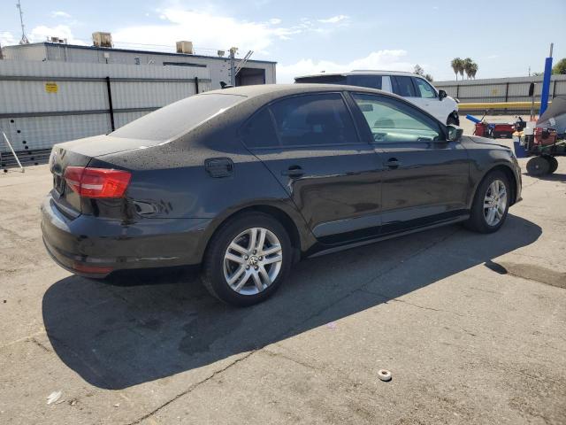3VW1K7AJ7FM351828 - 2015 VOLKSWAGEN JETTA BASE BLACK photo 3