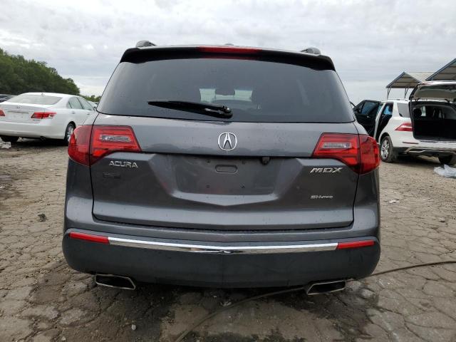 2HNYD2H42CH528479 - 2012 ACURA MDX TECHNOLOGY GRAY photo 6