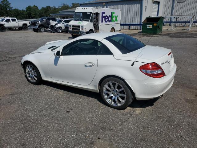 WDBWK56F85F063282 - 2005 MERCEDES-BENZ SLK 350 WHITE photo 2