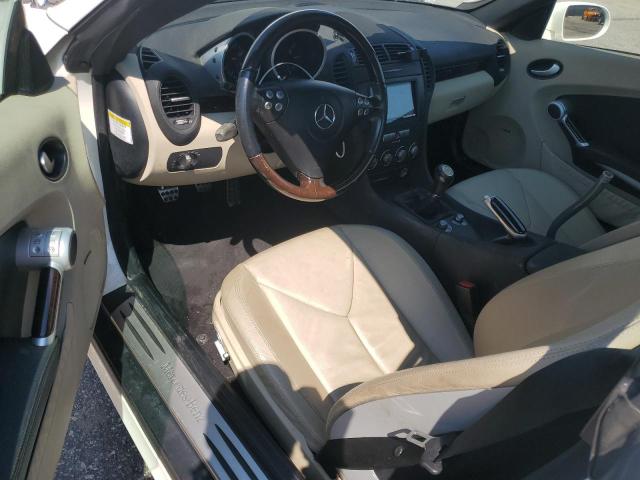 WDBWK56F85F063282 - 2005 MERCEDES-BENZ SLK 350 WHITE photo 8