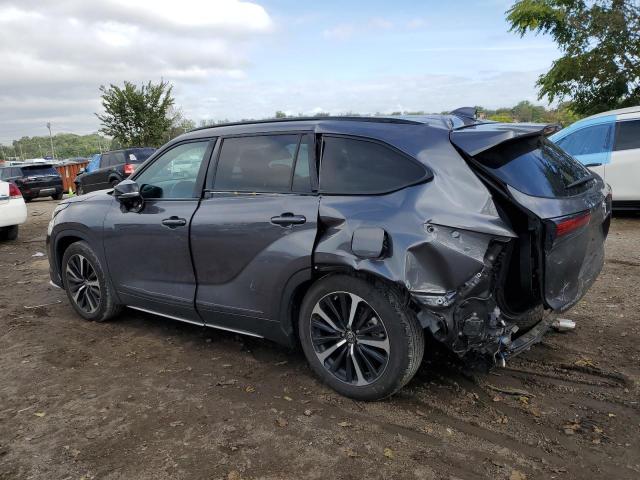 5TDLZRBH0MS080638 - 2021 TOYOTA HIGHLANDER XSE GRAY photo 2