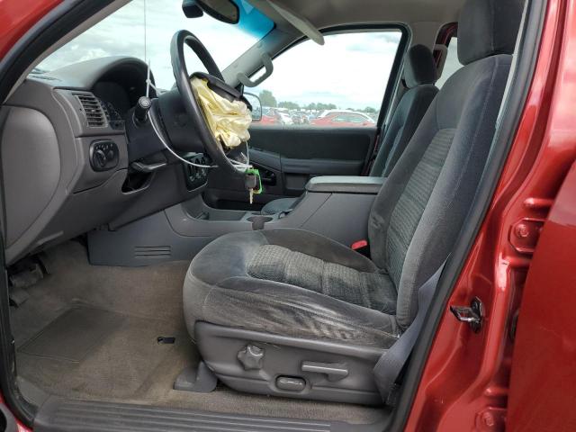 1FMZU73E12UC89604 - 2002 FORD EXPLORER XLT RED photo 7