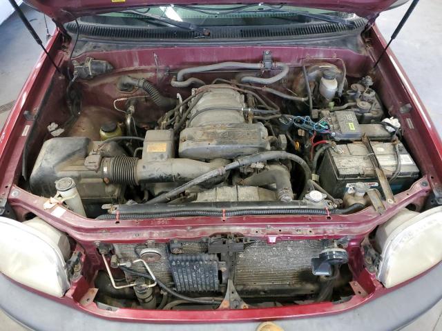5TBBT4410YS015500 - 2000 TOYOTA TUNDRA ACCESS CAB ბურგუნდია ფოტო 11
