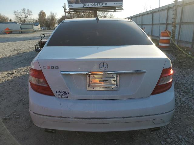 WDDGF54X58F080864 - 2008 MERCEDES-BENZ C 300 WHITE photo 6