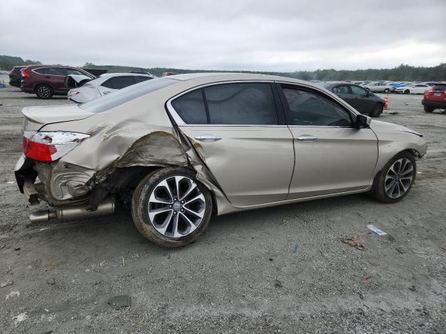 1HGCR2F52EA198925 - 2014 HONDA ACCORD SPORT TAN photo 3