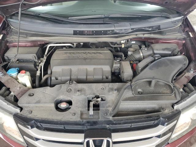 5FNRL5H62EB092256 - 2014 HONDA ODYSSEY EXL BURGUNDY photo 12