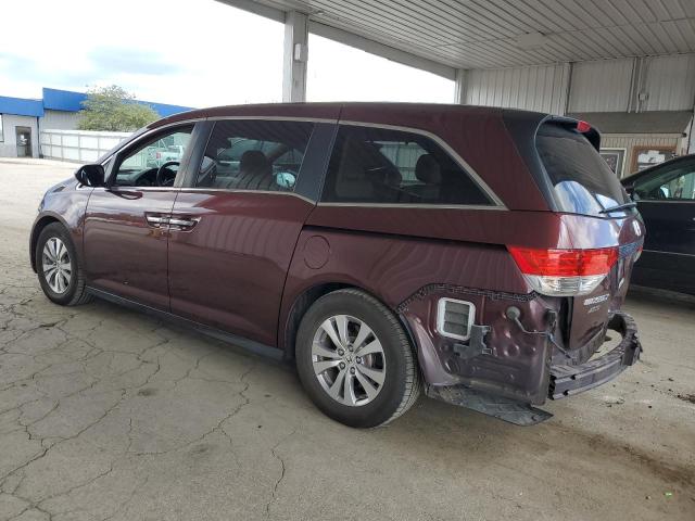 5FNRL5H62EB092256 - 2014 HONDA ODYSSEY EXL BURGUNDY photo 2