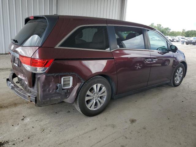 5FNRL5H62EB092256 - 2014 HONDA ODYSSEY EXL BURGUNDY photo 3