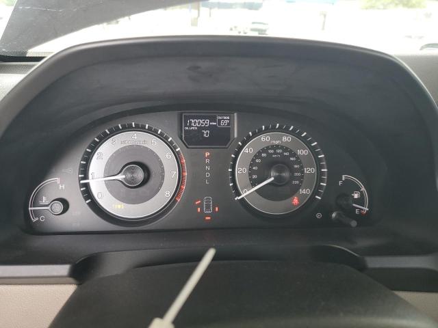 5FNRL5H62EB092256 - 2014 HONDA ODYSSEY EXL BURGUNDY photo 9