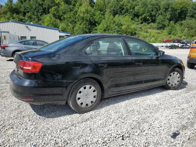 3VW2K7AJXFM279737 - 2015 VOLKSWAGEN JETTA BASE BLACK photo 3