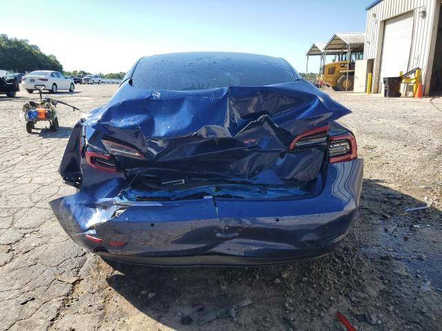 5YJ3E1EA8MF100697 - 2021 TESLA MODEL 3 BLUE photo 6
