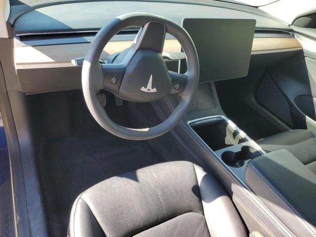 5YJ3E1EA8MF100697 - 2021 TESLA MODEL 3 BLUE photo 8