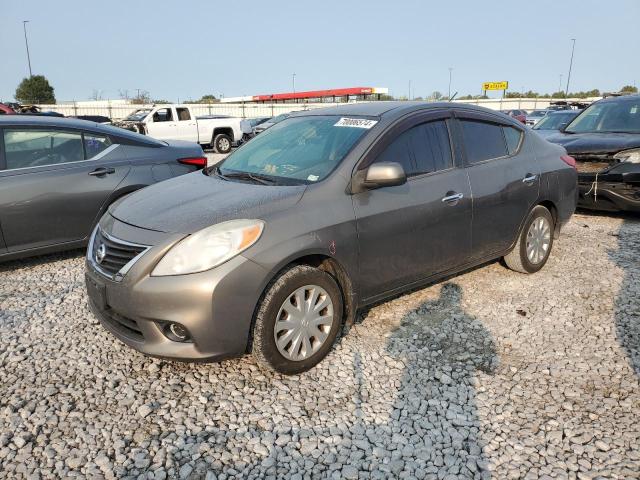 3N1CN7AP0CL895017 - 2012 NISSAN VERSA S GRAY photo 1