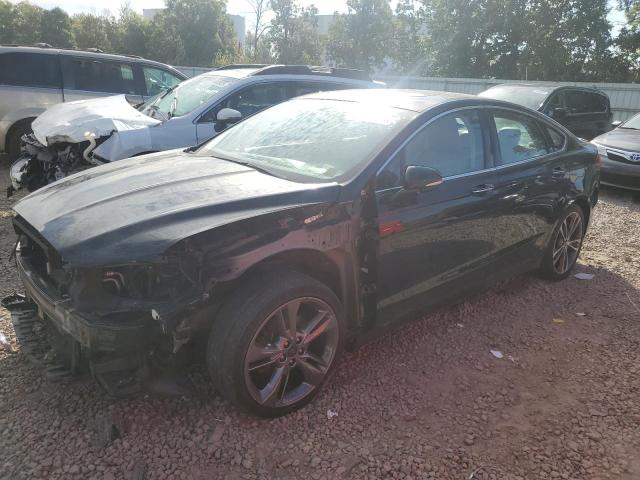 3FA6P0D94HR152363 - 2017 FORD FUSION TITANIUM BLACK photo 1