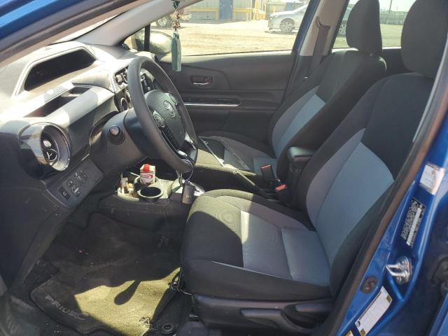 JTDKDTB31K1625526 - 2019 TOYOTA PRIUS C Синій фото 7